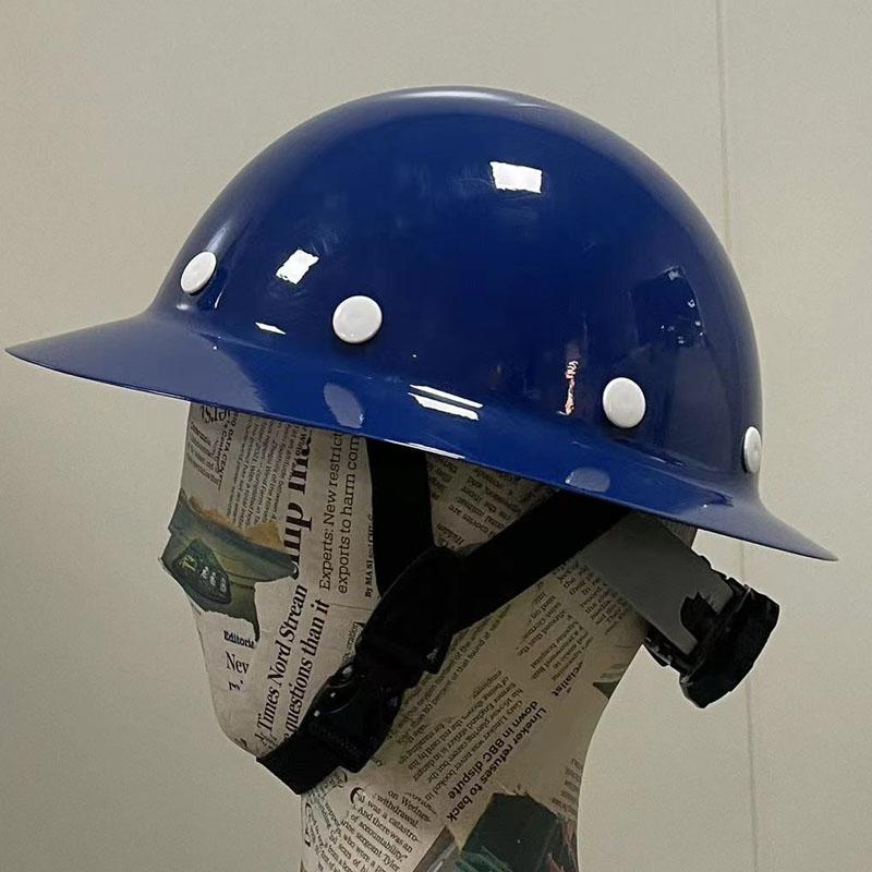 Casco de construcción de casco de seguridad de fibra de vidrio al por mayor de China