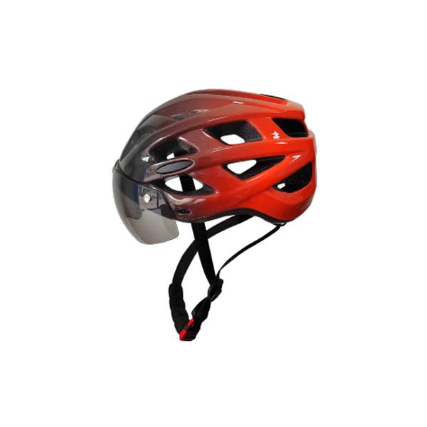 Casco de ciclismo de seguridad ligero personalizado para bicicleta con gafas magnéticas